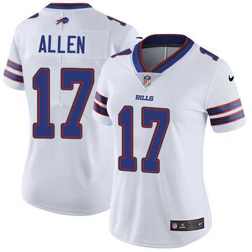 Womens Bills #17 Josh Allen White Vapor Untouchable Limited Stitched NFL Jersey